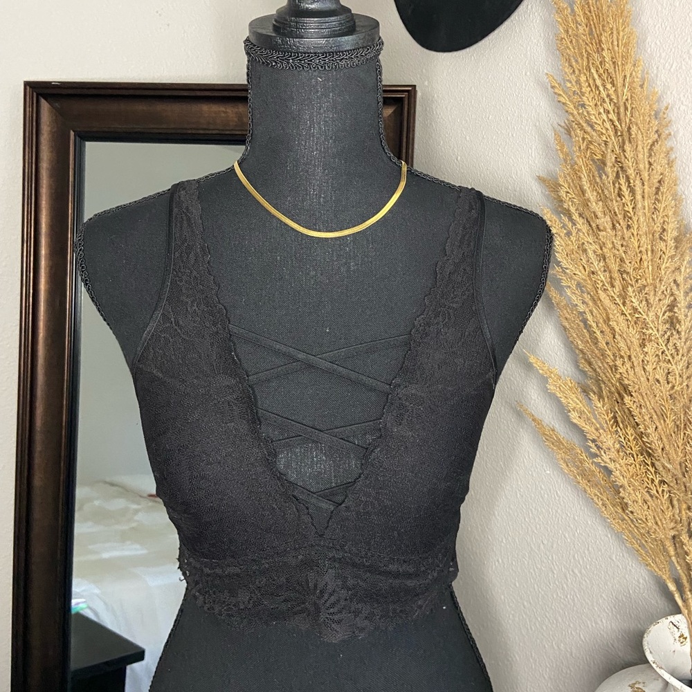 VS PINK Cross Front Bralette